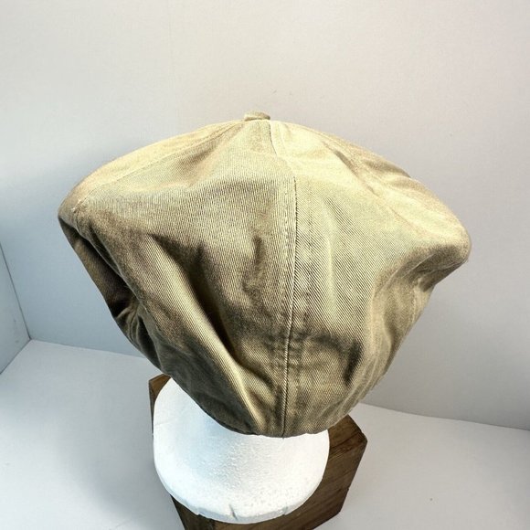 Duluth Trading Co. Flat Cap Hat Mens Duckbill Size XL Driving Beige Cotton - Picture 4 of 7